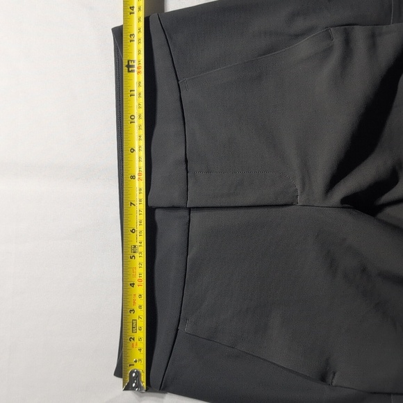 Athleta Grey/Green Trauser Ankle Zipper Size 2P - Picture 5 of 12